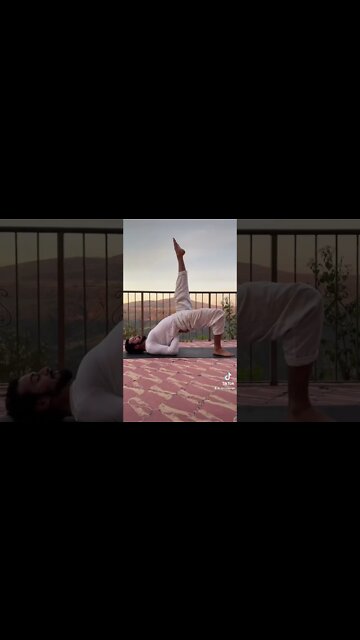 Learn the bridge pose with me