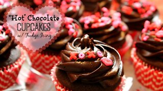 CopyCat Recipes Hot Chocolate Cupcakes w Fudge Icing cooking recipe food recipe Healthy recipes