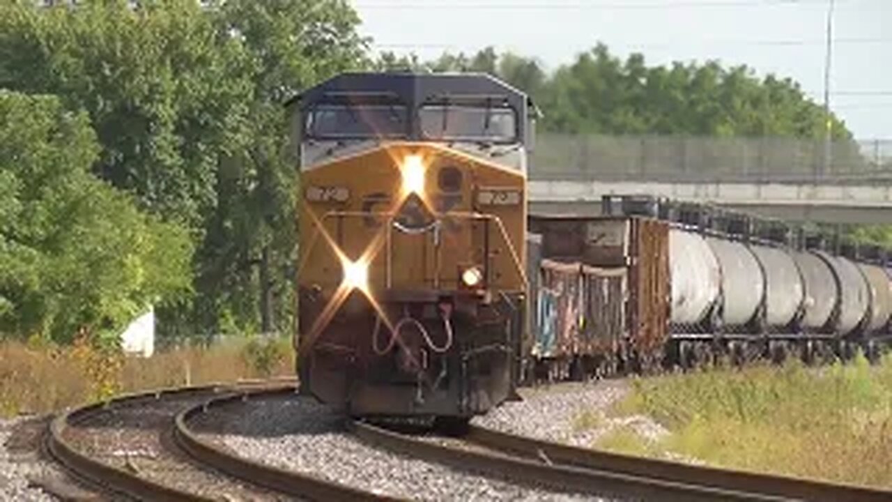 CSX L456 Local Mixed Train from Marion, Ohio August 21, 2022