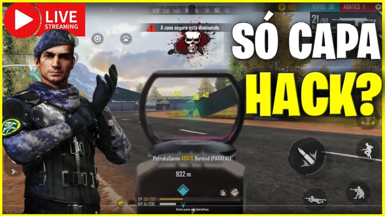 🔴FREE FIRE LIVE X1 DOS CRIA - JOGANDO COM INSCRITOS 🔥🔥