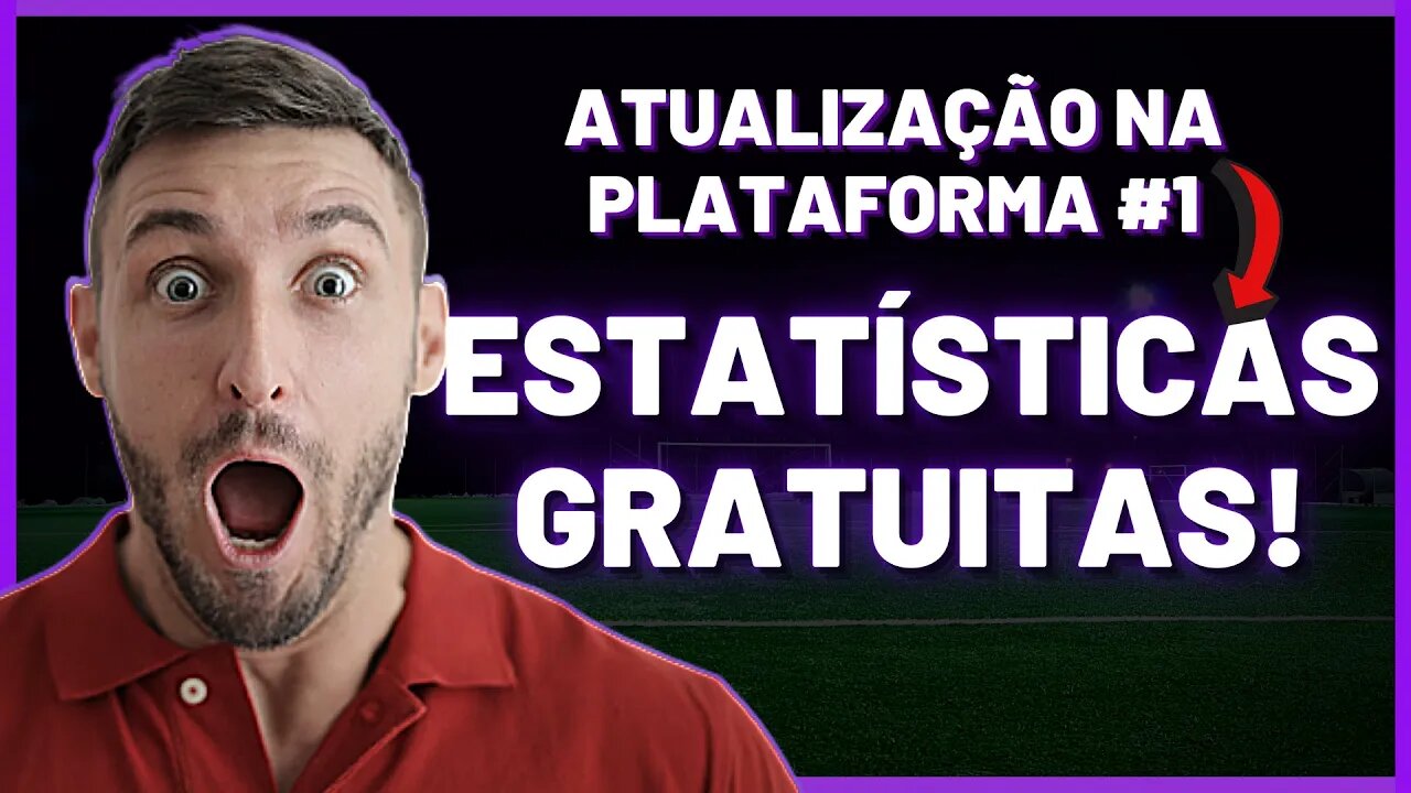 ESTATÍSTICAS GRATUITAS de GOLS, ESCANTEIOS, CARTÕES, etc. (você não acha isso em qualquer lugar!)