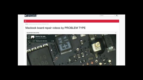 Board repair videos mirrored, ORGANIZED & categorized by board # and problem type.