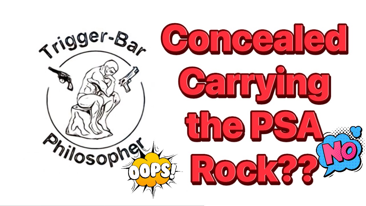 Concealed Carrying the PSA Rock? Maybe. (Fail)