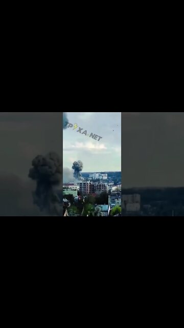 Footage of the arrival of Caliber cruise missiles in Lviv (April 18)