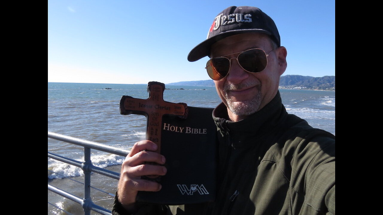 Brother in Christ, - David G. is preaching the Gospel on the Santa Monica Pier, - Sat., 2-10-2024