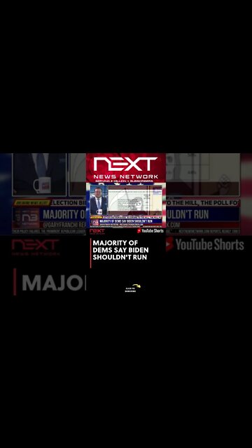 MAJORITY OF DEMS SAY BIDEN SHOULDN'T RUN #shorts