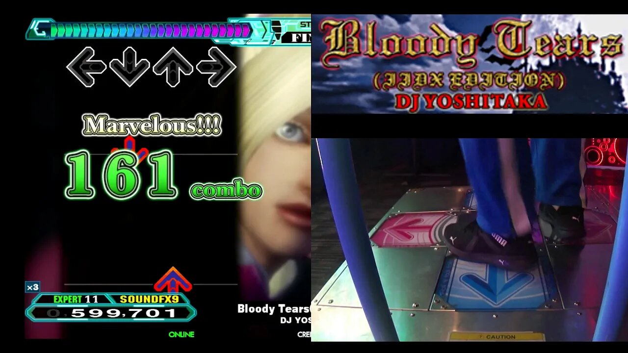 Bloody Tears (IIDX EDITION) - EXPERT - AA#430 (GFC) on Dance Dance Revolution A20 PLUS (AC, US)