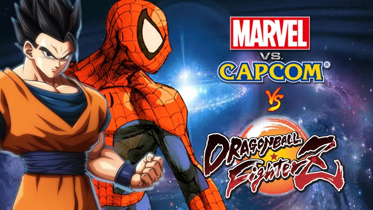 Gohan and Spiderman the school duo!!! Marvel vs Capcom vs Dragon Ball Fighterz (M.U.G.E.N Gameplay)