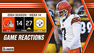 Browns at Steelers: Game Reactions - Browns Go Full Browns in Pittsburgh