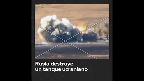 Rusia destruye un tanque ucraniano cerca de la ciudad de Ugledar