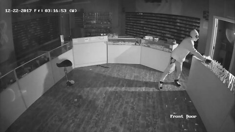 Dec 22nd 2017, CEV Langford break-in. Front door 316 lock door, smash camera getaway