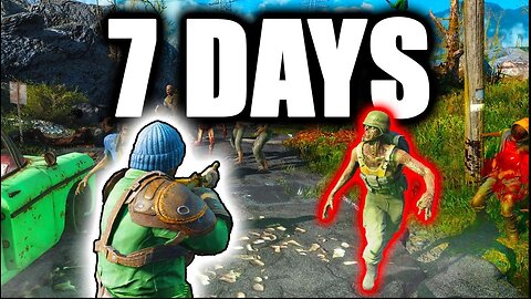 Can I Survive 7 Days? - I Turned Fallout 4 Into A Zombie Apocalypse Game