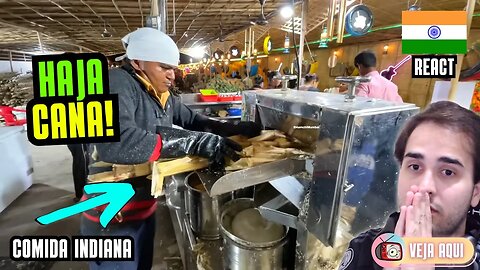 CALDO DE CANA é a ESPECIALIDADE DA CASA! Reagindo a COMIDAS DE RUA INDIANAS | Veja Aqui Reacts