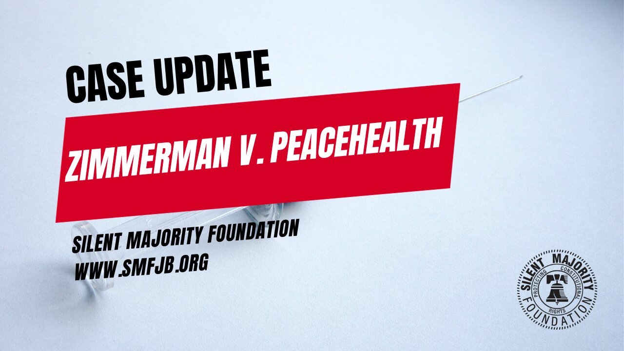 Peacehealth Lawsuit Update. BIG WIN!