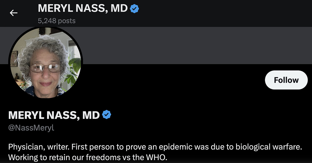 MERYL NASS, MD on X/ "The WHO's Pandemic Preparedness Plan is OVER!!!