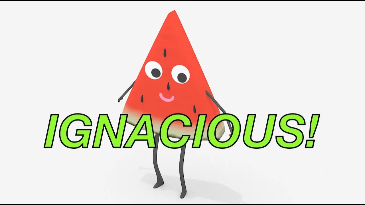 Happy Birthday IGNACIOUS! - WATERMELON Birthday Song