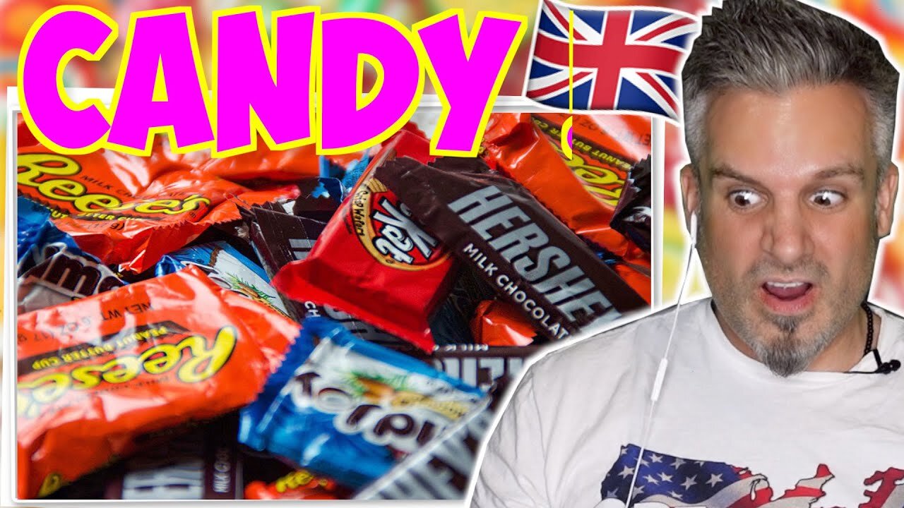 Brit Tries [USA CANDY] #candy #britstry #usfoods