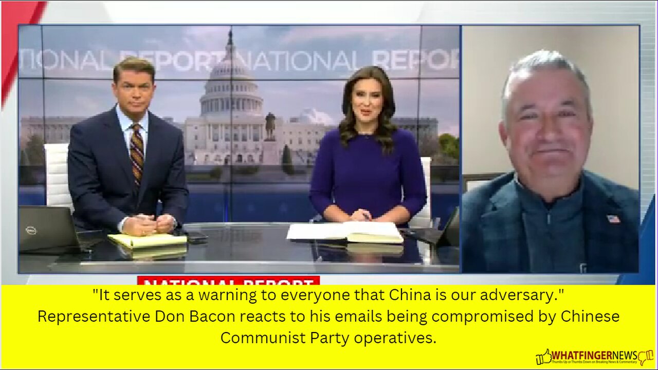 "It serves as a warning to everyone that China is our adversary."