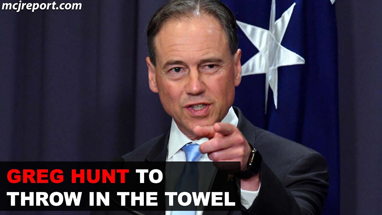 Health Minister Greg Hunt stepping down