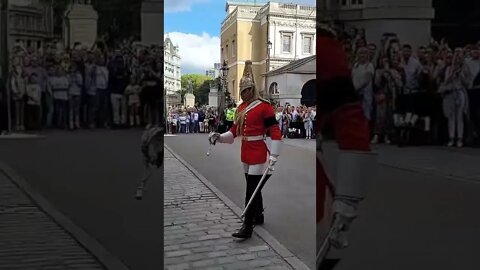 The kings guard inspection #horseguardsparade