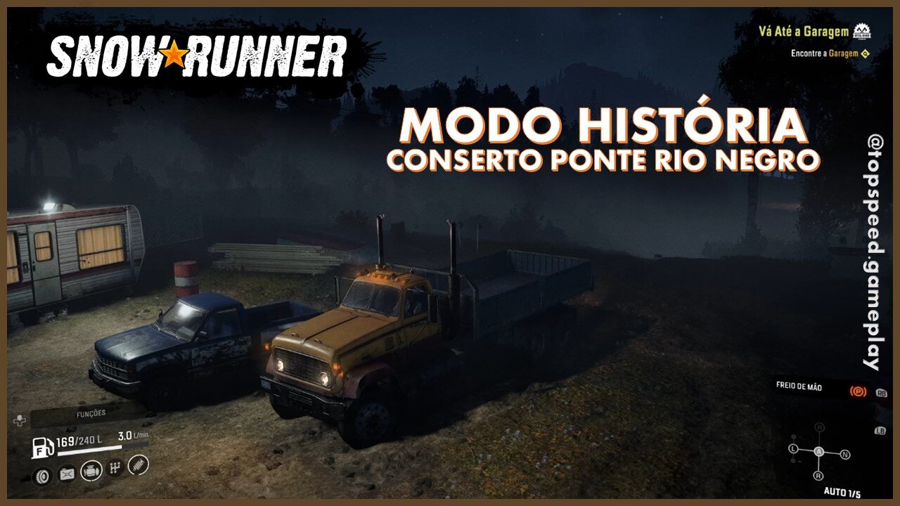 RIO MICHIGAN - CONSERTO PONTE RIO NEGRO - SNOWRUNNER [Gameplay - XBox Serie S - #TS0022]