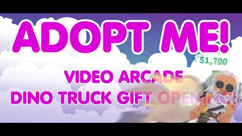 Dino Truck AdoptMe Massive Gift Openings @PlayAdoptMe #VideoArcade