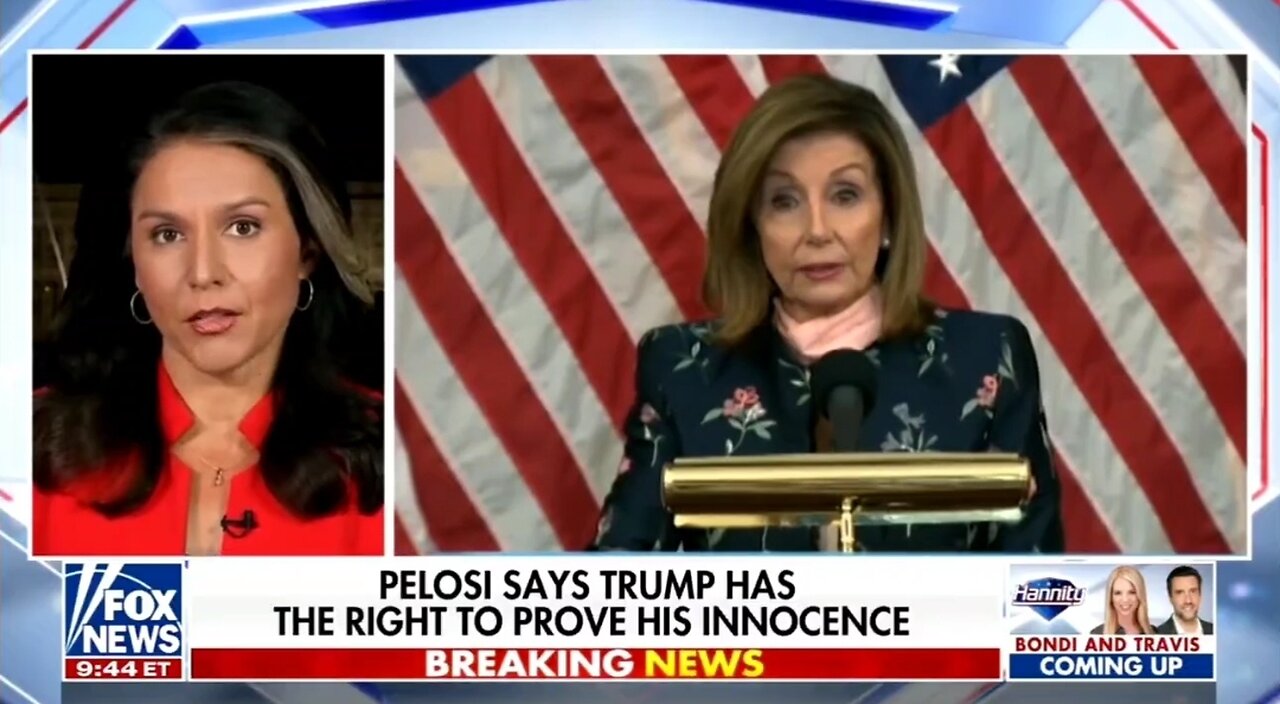 Tulsi Gabbard Rips Pelosi's Ignorance Of The Law