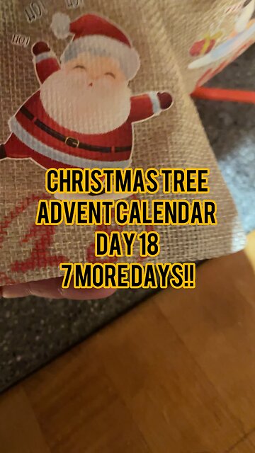 Advent Calendar Christmas Tree Day 18
