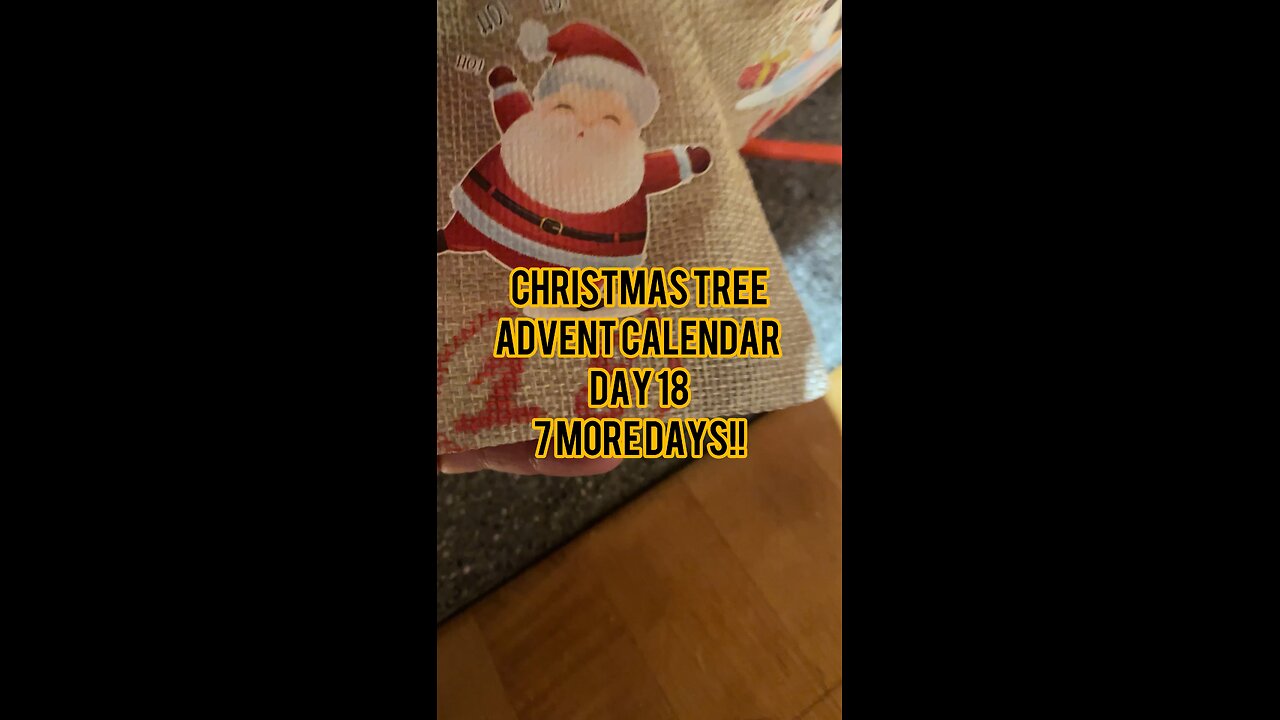 Advent Calendar Christmas Tree Day 18