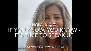 If you know you know-start talking.. here’s why!