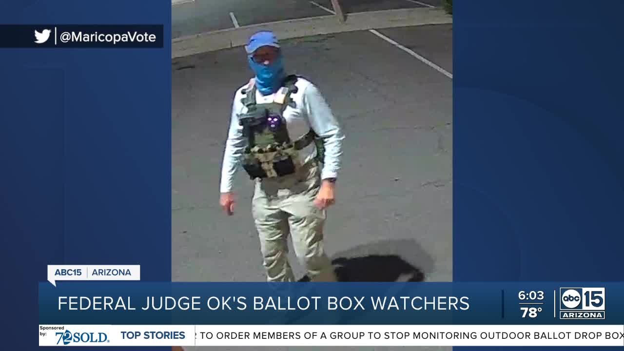 Federal judge OK's ballot box watchers