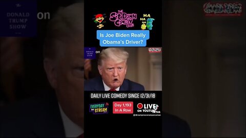 Is Biden Obama’s Driver? Donald Trump Reacts.. #trumpimpersonator #lol