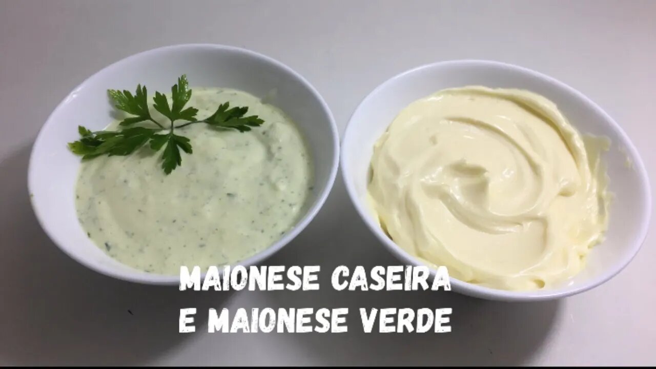 Maionese Caseia e Maionese Verde Aquela das Lanchonetes Caras