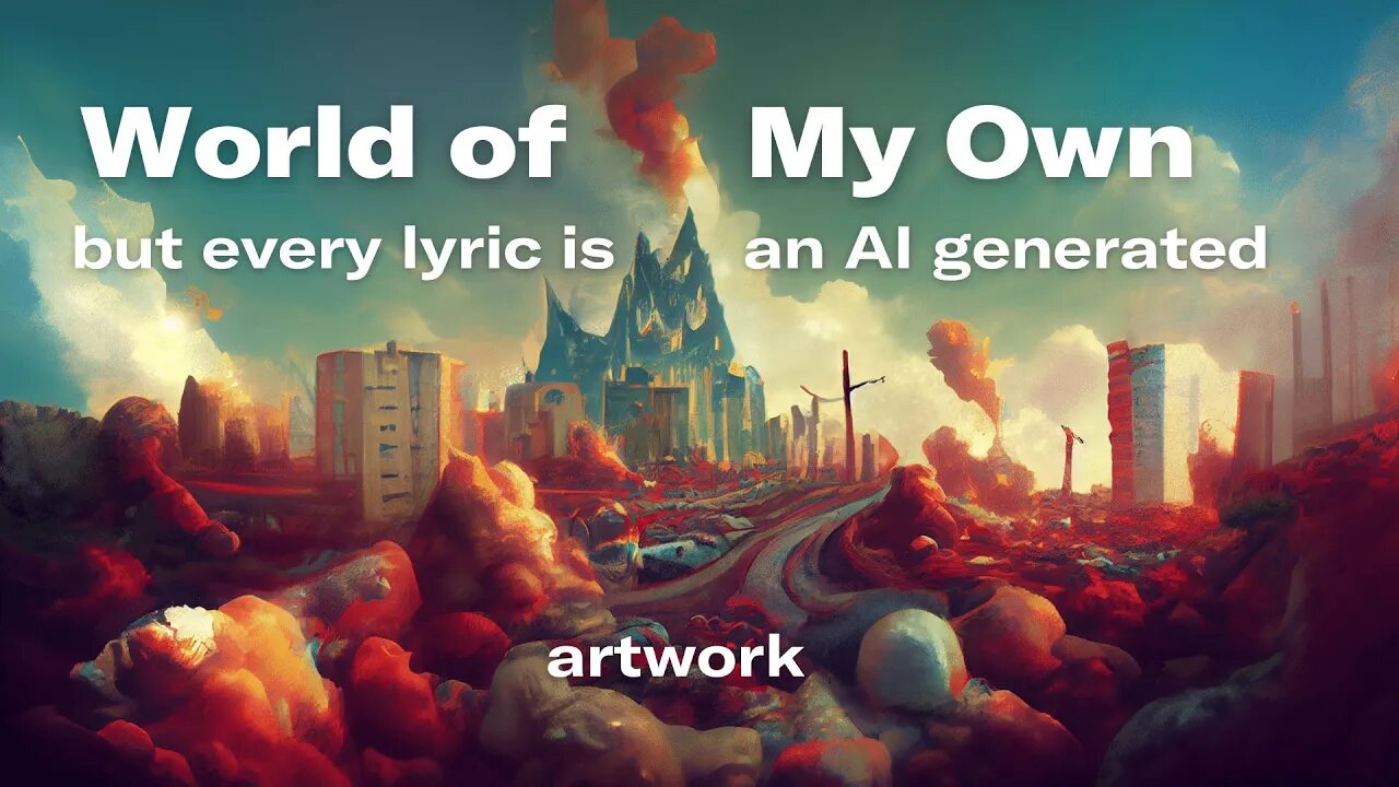 World Of My Own - But every lyric is an AI generated image