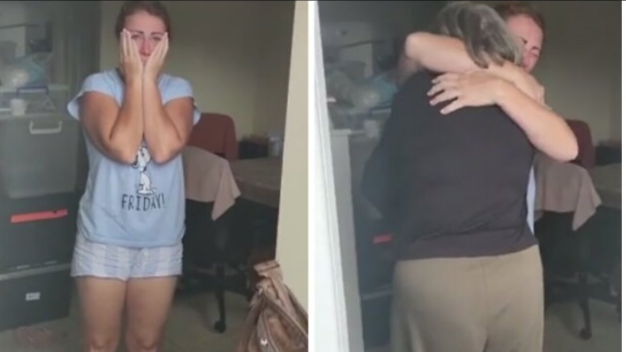 Mom Surprises Daughter After She Moves To Another Country