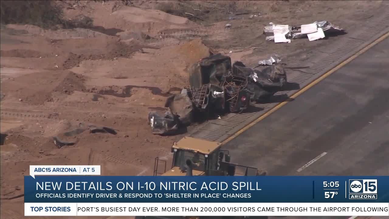 New details on I-10 nitric acid spill