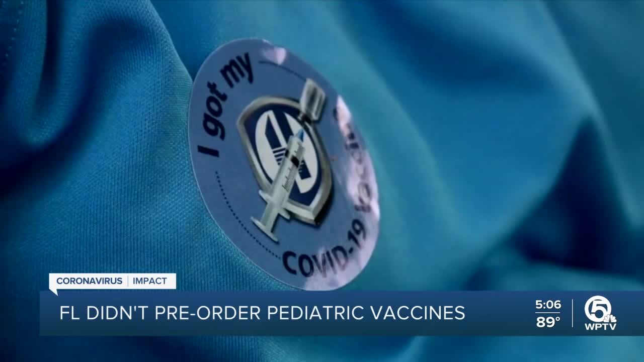 Florida refuses to pre-order doses of COVID-19 vaccine for kids