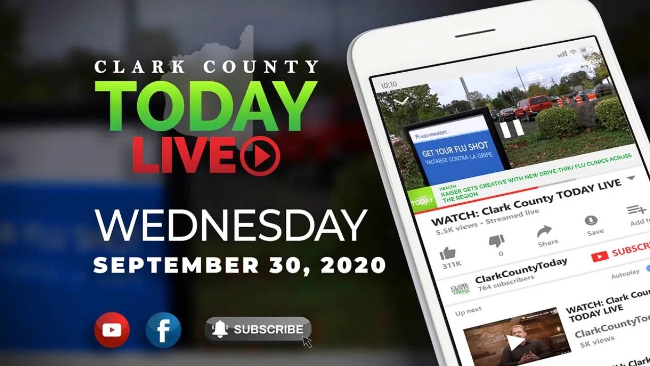 WATCH: Clark County TODAY LIVE • Wednesday, September 30, 2020