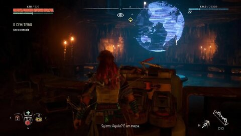 Horizon Zero Dawn Terra Plana no jogo (referencia)