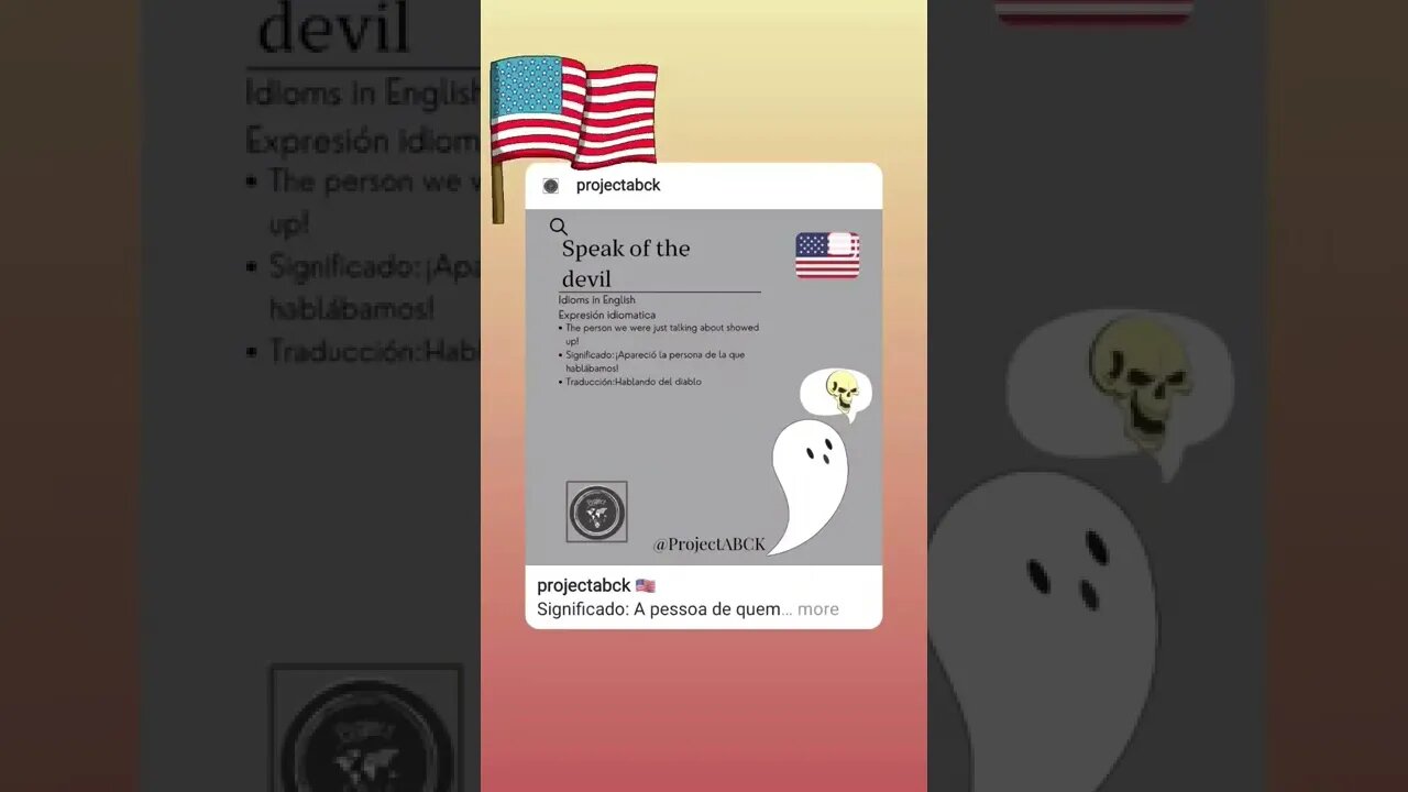 🇺🇸 Speak of the devil