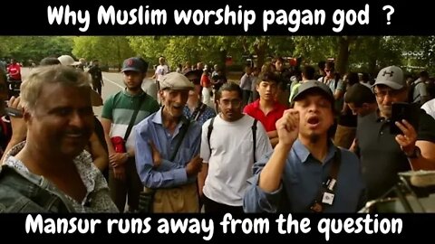 Muslim worship pagan god , moon god