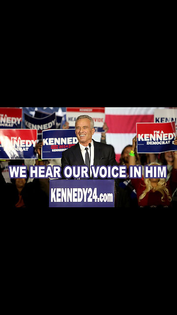 We Hear Our Voice In Robert F. Kennedy Jr.