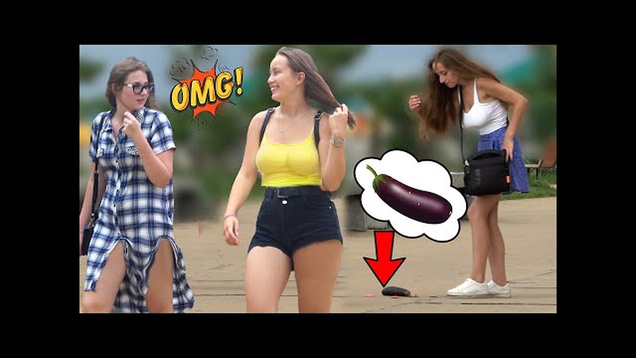 G When a girl Dropping eggplant #1 AWESOME REACTIONS Best of Just For Laughs