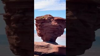 Teacup rock at Thunder Cove PEI