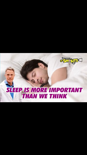 #SHORTS Sleep is More Important Than We Think