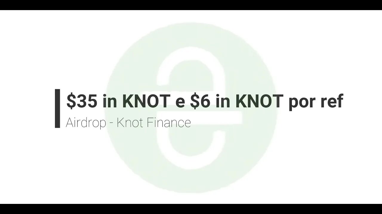 Airdrop : ⭐️Knot Finance Airdrop⭐️