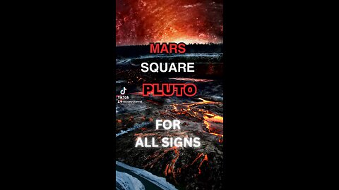 MARS SQUARE PLUTO - energy and influence for all signs #astrology #tarotary #allsigns