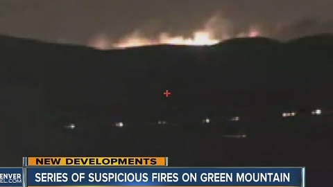 Series of suspicious fires on Green Mountain