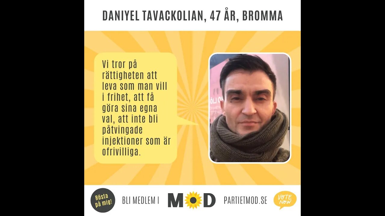 Daniyel Tavackolian, 47 år, psykolog, lärare, coach, Bromma | MoDs Riksdagskandidater
