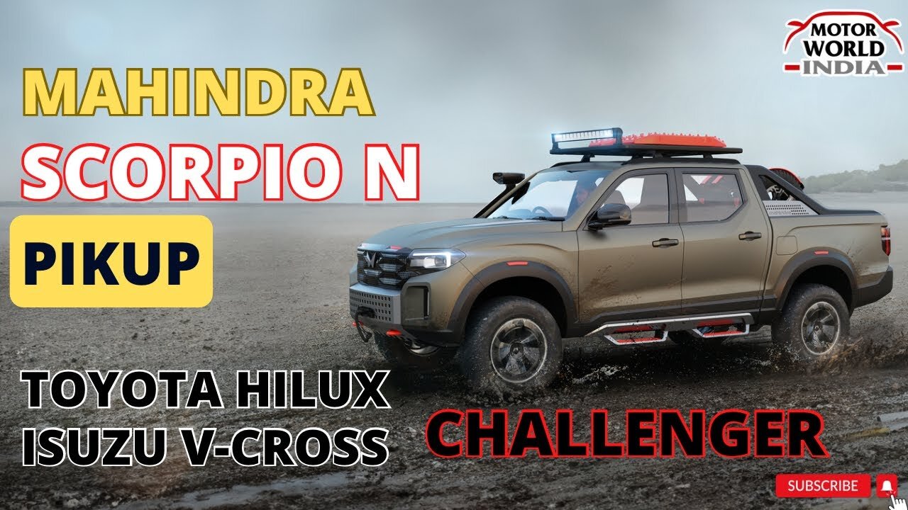 Mahindra Scorpio N Pikup is here to challenge the Toyota Hilux & Isuzu V-Cross